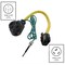 Ac Works 1.5FT 3-Prong 30A Dryer Outlet to 14-50R EV/RV  50A 125/250V Connector RV10301450-018 - alternate 5